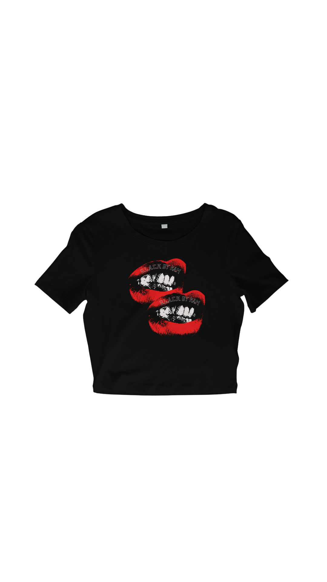 Red Lips Graphic - Crop Top