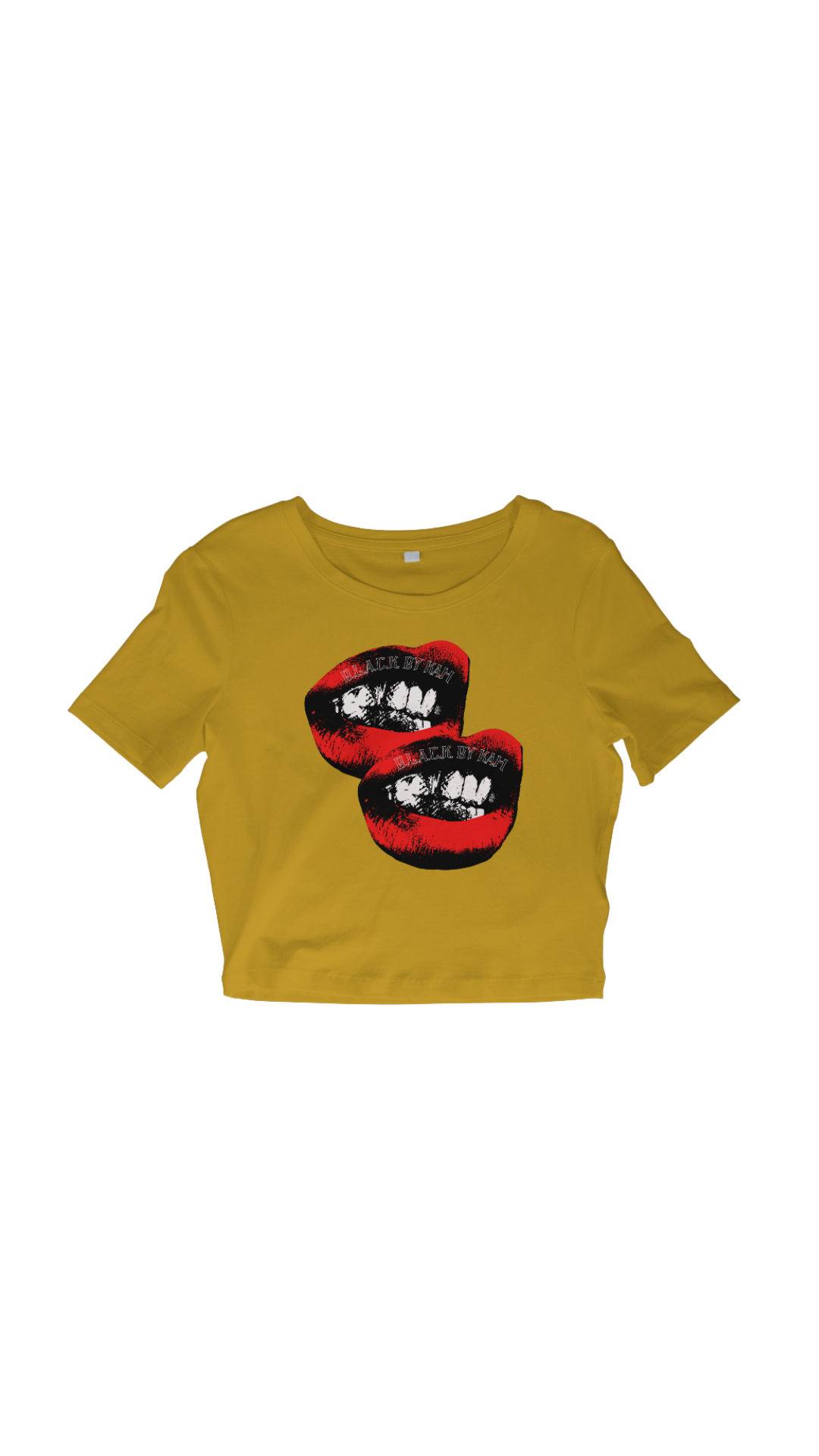 Red Lips Graphic - Crop Top