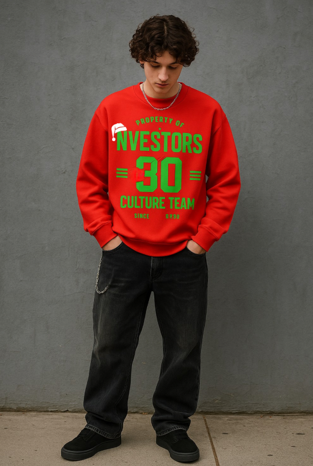 (LIMITED) NVestors Culture Team — Christmas Crewneck
