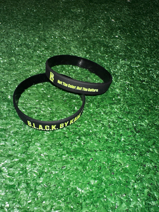 B.L.A.C.K. BY KAM - ‘Not The Color. But The Culture’ Wristbands